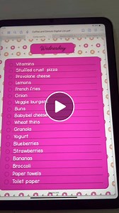 Essential Grocery & To-Do List for a Productive Week