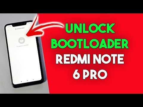 Redmi Note 6 Pro Unlock Bootloader Guide - [How To]