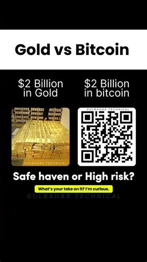 Gold vs Bitcoin: Which Is Safer for $2 Billion? 🪙
