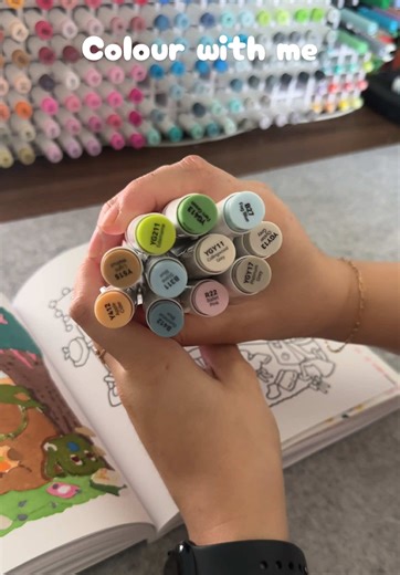 Coloring a Random Page in Cozy Corner