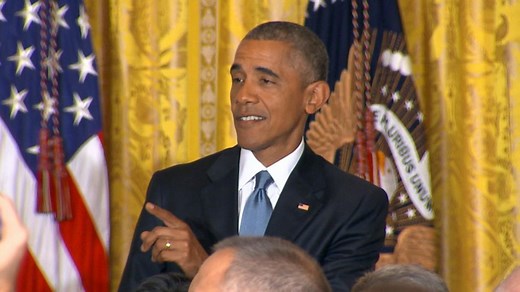 President Obama Tells Heckler 'You're in My House'