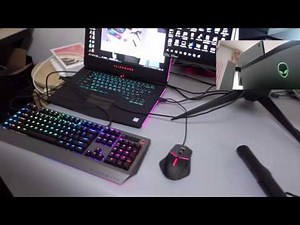 ALIENWARE family ALIEN FX lights show