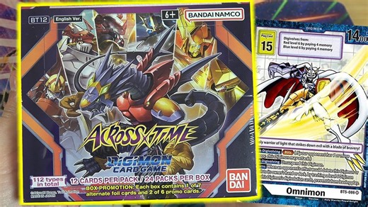 Digimon BT12 Across Time Booster Box Opening – Huge Pulls!