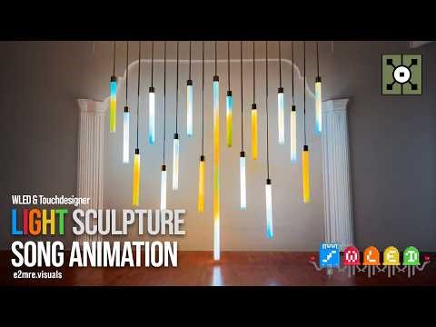 I Animated a Song with 3,000 LEDs! (WLED & TouchDesigner)