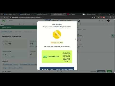 The Painter's Partition Problem II Practice GeeksforGeeks Google Chrome 2026 02 14 01 28 48