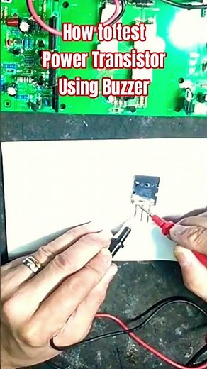 How to test Power Transistor.#electronic