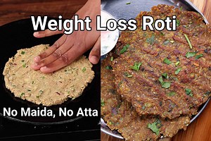 Healthy Weight-Loss Roti Recipe - No Atta No Maida | Vegetable Millet Roti
