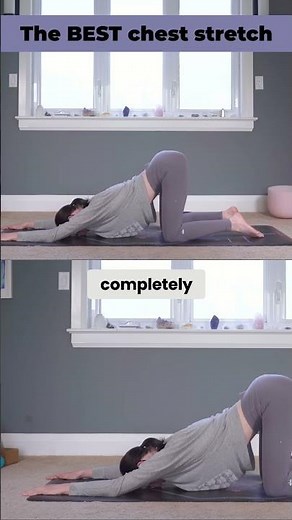PUPPY POSE - The best chest stretch