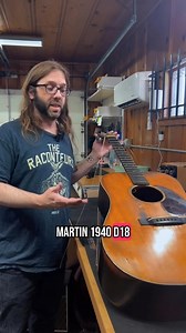 85 Years and this guitar gets really dirty and beat up! It’s important to have good upkeep and maintenance. What do you do to keep your guitar clean? #workingwednesday #guitar #martinguitar #oldguitar #dirty | The Acoustic Shoppe