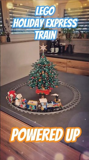 Powered Up LEGO Holiday Express Train in Action ⚡🚂