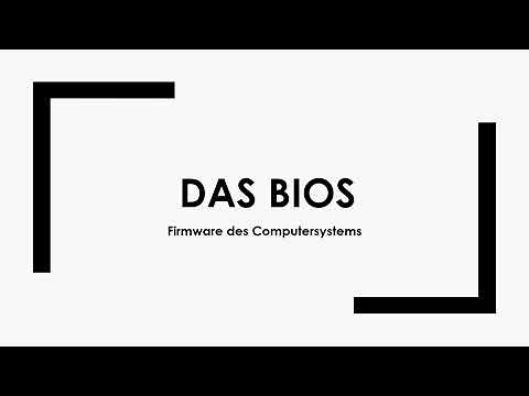 Das BIOS einfach und kurz erklärt
