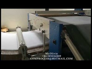 Soft polyester fiber sintepon roll machine