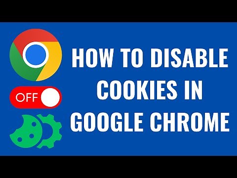How to Disable Cookies in Google Chrome