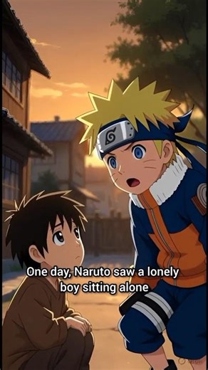 Naruto Helped a Lonely Boy 🥺 | Emotional Anime Story #shorts