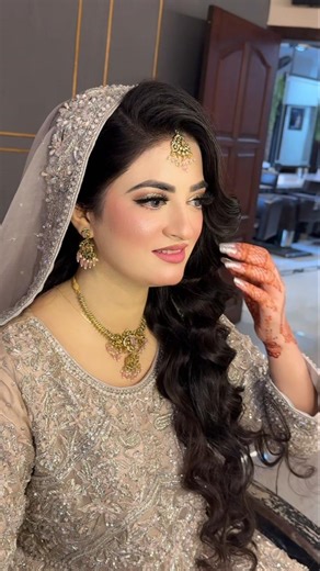 Silver Walima Glam ✨ Bridal Makeup LookReception Bridal Makeup 2026 💍#bridalmakeup