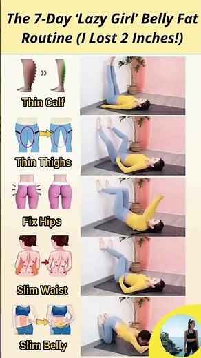 The 7 Day ‘Lazy Girl’ Belly Fat Routine I Lost 2 Inches!