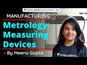 Metrology: Measuring Devices | Manufacturing | GATE/ESE 2021 | Meenu Gupta