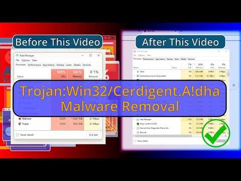 Trojan:Win32/Cerdigent.A!dha Virus Virus Removal - Automatic and Manual Guide