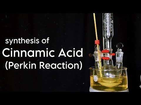 Cinnamic Acid : Organic Synthesis ( Perkin Reaction )