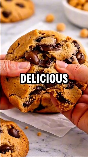Chickpea Chocolate Chip Cookies 🍪