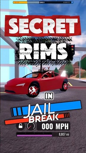 Secret Rims Nobody Knows About #roblox #jailbreak #tutorial