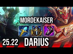 MORDEKAISER vs DARIUS (TOP) | Dominating | NA Master | 25.22