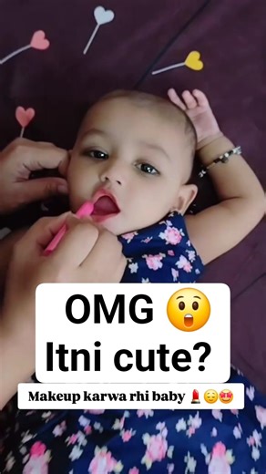 Baby ka Cute Makeup 😍 | Transformation Video 💄