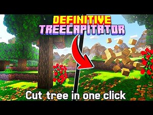 Tree Capitator Addon MCPE 1.21+ 🌲 | Chop Whole Trees Instantly in Minecraft Bedrock!