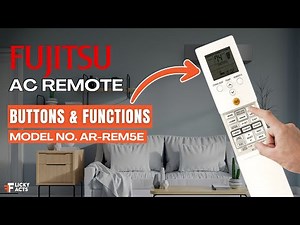 Fujitsu AC Remote Buttons & Functions (Model No: AR-REM5E) | Heat Pump Remote Guide