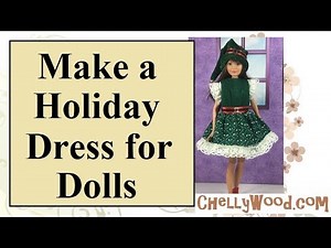 Fashion Doll Elf Dress With FREE Pattern