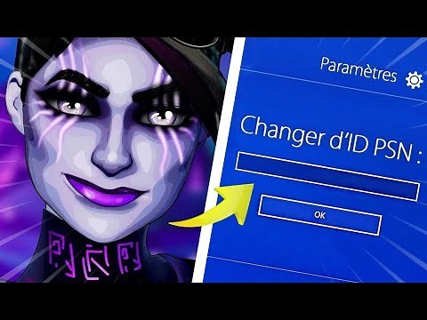 CHANGER SON PSEUDO PS4 & FORTNITE ! TUTO