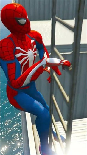 GTA 5 Epic Water Ragdolls Spiderman Jump/Fails Eposide 2 #shorts