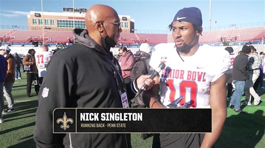 Penn St. RB Nick Singleton | 2026 Senior Bowl interview