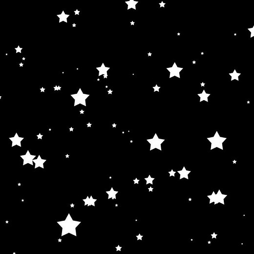 Aesthetic White Stars Overlay | Sparkling Stars Black Screen (Free to Use) No Copyright