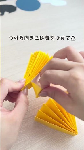 じゃばら折りでつくる、立体のお月様🌕 #shorts #レバウェル保育士 #保育製作 #9月製作 #お月見製作
