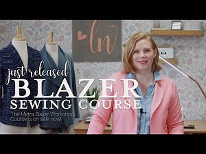 You CAN sew this Blazer. New sewing course (w/ FREE blazer pattern today only) check this preview!