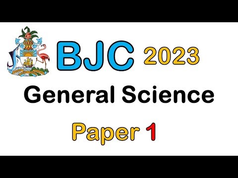 BJC 2023 General Science Paper 1