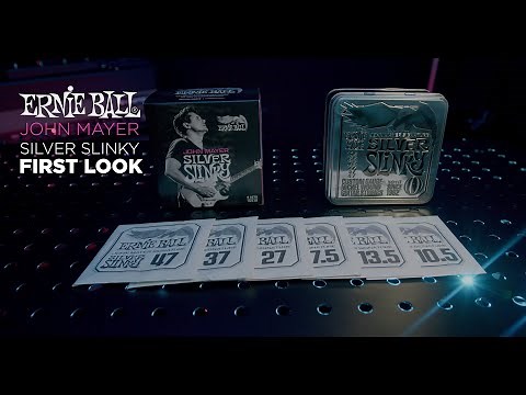 Ernie Ball Silver Slinky Strings! John Mayer first look!