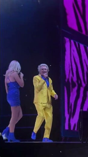 What do you like about Rod Stewart’s performance on stage?
