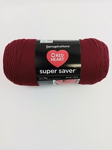 Red Heart Super Saver Yarn, Burgundy Yarn, Knitting and Crochet Supplies, 100% Acrylic Medium 4, 7oz/198g - Etsy