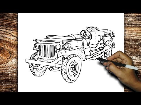 How to Draw a Jeep Willys