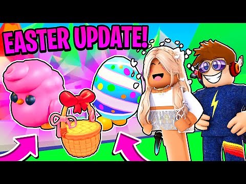 We MAKE THE MEGA CANDY FLOSS CHICK in Adopt Me! Easter Update! LIVE!