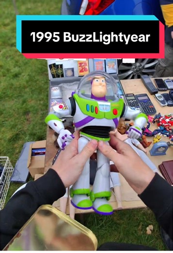 Did I find a rare buzz lightyear … #buzzlightyear #toystory #carboot #vintagetoys #toyhunting