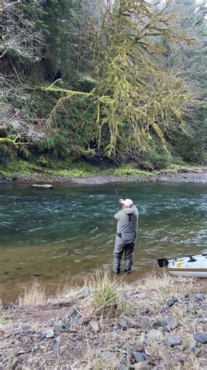 Spey Casting a TINY Steelhead River #speycasting #flyfishing #outdoors
