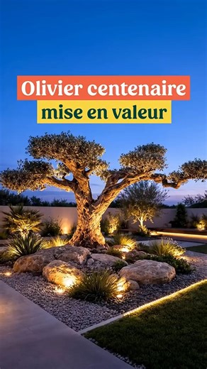 How to showcase a 7-meter-long, century-old olive tree?