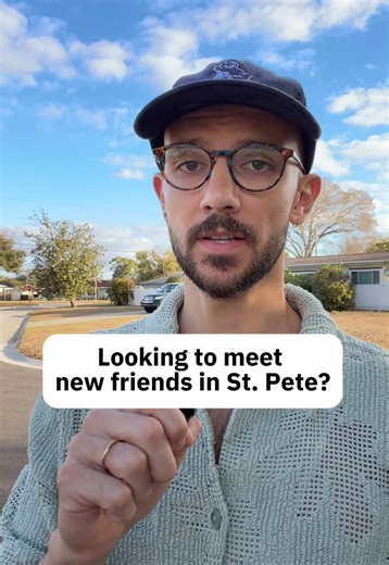 Sunny St. Pete is more than just a newsletter! It’s how we bring locals together IRL. That’s why we’re launching the Sunny St. Pete Dinner Club. Here’s how it works: 🍽️ Take a quick interest quiz. ✨ Get matched with five other locals based on interests, food preferences, budget. 📍 The six of you will meet for dinner on March 4th at 6:30. Your restaurant will be revealed the morning of. After dinner, all tables regroup for a casual meetup at a nearby spot. To lock in your spot: take the quiz an