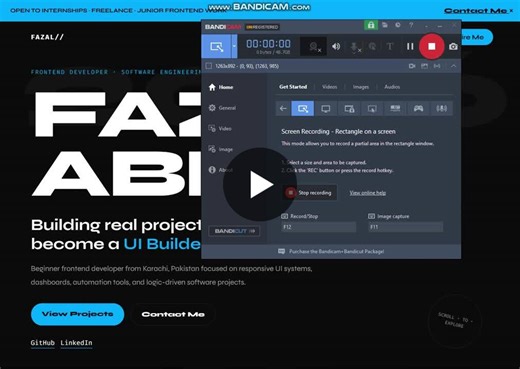 #portfolio #webdevelopment #javascript #bootstrap #jquery #firebase #html #css | fazal abbas