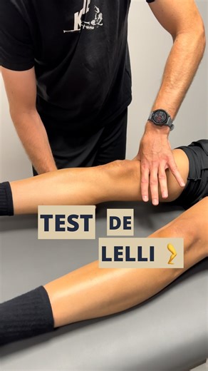Mouvtherapie on Instagram: "🦵 Test de Lelli 🦵 . 🤷‍♂️ Connaissiez-vous le test de Lelli pour diagnostiquer la rupture du ligament croisé antérieur ? . 🤔 Et en aviez-vous déjà vu un positif ? . 🙏 Le test de Lelli n’est pas souvent utilisé car sûrement méconnu et/ou laissé de côté à cause du test de Lachman, mais pourtant le test de Lelli est facile à faire et à une très bonne sensibilité ! . 😉 Pensez à toujours bien comparer les deux côtés, et l’IRM sera l’examen de choix pour confirmer ou r