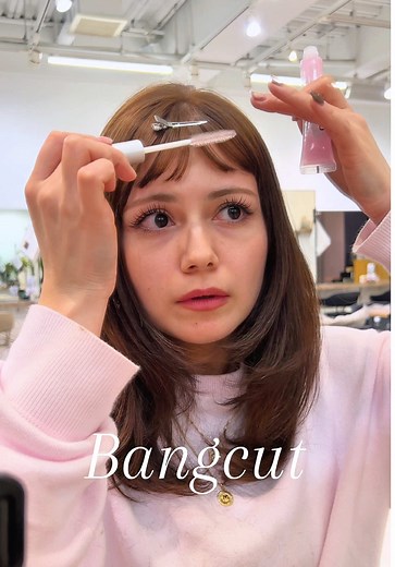前髪カット😽💓 思い切っておんまゆにしました🔥