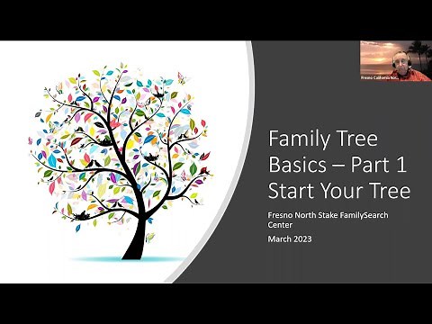 Family Tree Basics - Part 1: Start Your Tree